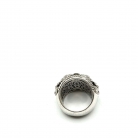 anillo Yanes de oro blanco