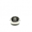 anillo Yanes de oro blanco