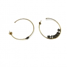 Dior creole-style hoop earrings