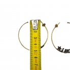 Dior creole-style hoop earrings