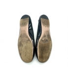 Ballerina Prada in vernice color vino