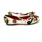 Ballerine bianche Dolce & Gabbana in edizione limitata