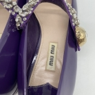 Bailarinas charol Miu Miu