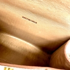 Balenciaga Hourglass Mini Croc Nude