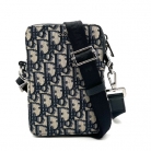 Borsa a tracolla in tela jacquard Christian Dior Rider.