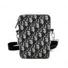 Borsa a tracolla in tela jacquard Christian Dior Rider.
