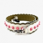 Fendi White Crossbody Bag with Studs