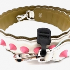 Fendi White Crossbody Bag with Studs