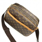 Borsa a tracolla Louis Vuitton Reporter PM in tela Monogram