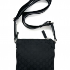 Bandolera Messenger Gucci de nylon guccisima negro
