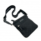 Bandolera Messenger Gucci de nylon guccisima negro