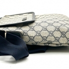 Borsa a tracolla messenger con monogramma Gucci