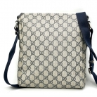 Borsa a tracolla messenger con monogramma Gucci