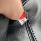 Borsa a tracolla nera Miu Miu in morbida pelle