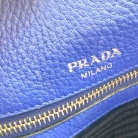 Borsa a tracolla Prada Klein blu
