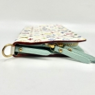 Billetera Louis Vuitton doble grande Murakami Blanco Monogram multicolor