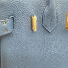 Birkin 30 Bleu tie Hermès