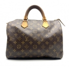 Bolso a mano Louis Vuitton Speedy 30 Monogram en lona marrón