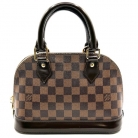 ALMA BB DAMIER EBENE LOUIS VUITTON BAG WITHOUT SHOULDER STRAP