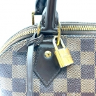 ALMA BB DAMIER EBENE LOUIS VUITTON BAG WITHOUT SHOULDER STRAP
