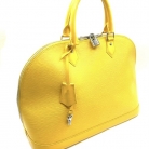 Bolso Alma Louis Vuitton GM epi amarilla