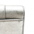 BALENCIAGA HOURGLASS CHAIN SILVER LEATHER BAG