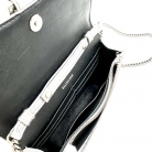 BALENCIAGA HOURGLASS CHAIN SILVER LEATHER BAG