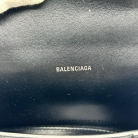 Balenciaga Hourglass Black Leather Bag 7500 Paris
