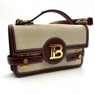 Borsa Balmain in tela beige