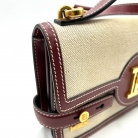 Borsa Balmain in tela beige