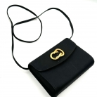 Borsa a tracolla Gucci in tessuto nero