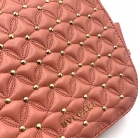 Bvlgari Crossbody Bag in antique pink with gold studs