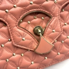 Bvlgari Crossbody Bag in antique pink with gold studs