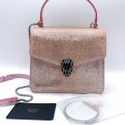 Borsa Bvlgari Serpenti in pelle rosa chiaro