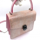 Borsa Bvlgari Serpenti in pelle rosa chiaro