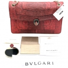 BORSA BVLGARI SERPENTI PELLE ROSA BRILLANTE