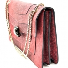 BORSA BVLGARI SERPENTI PELLE ROSA BRILLANTE