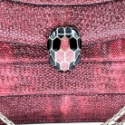 BORSA BVLGARI SERPENTI PELLE ROSA BRILLANTE