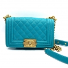 Borsa Chanel 20 Boy Caviar