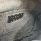Bolso Chanel en piel negra acolchada