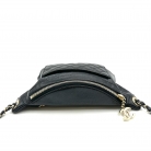 Bolso Chanel en piel negra acolchada