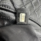 Bolso Chanel en piel negra acolchada