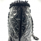 Borsa Chanel in tessuto di lana e vinile