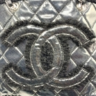 Borsa Chanel in tessuto di lana e vinile