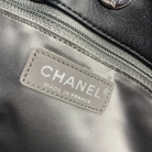Borsa Chanel in tessuto di lana e vinile