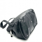 Borsa Chanel nera in pelle con rilievo della collezione 31 Rue Cambon