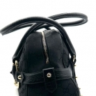 Bolso de hombro con logo negro Gucci