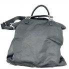 Borsa a spalla Prada con logo grande