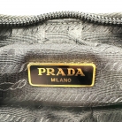 Borsa a tracolla Prada in nylon nero
