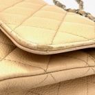 Borsa Chanel Timeless in pelle beige